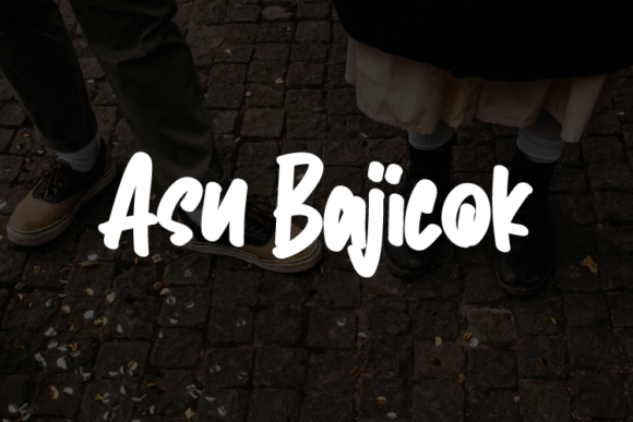 Asu Bajicok: A Script Font for Modern Branding