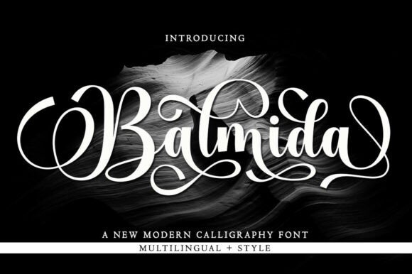 Balmida: A Modern Calligraphy Font for Bold Branding