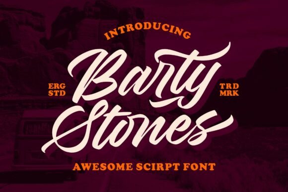Barty Stones: A Script Font That Speaks Volumes