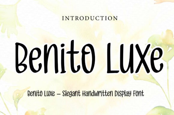 Benito Luxe: The Font That Elevates Your Campaigns