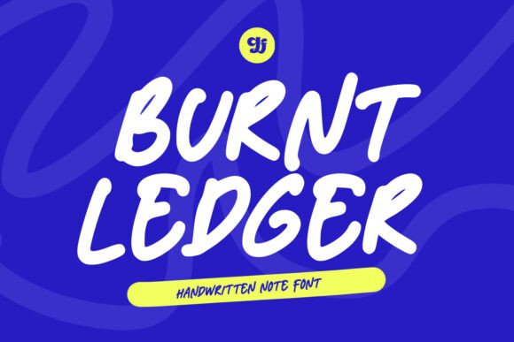 Burnt Ledger: A Timeless Script Font for Editorial Design