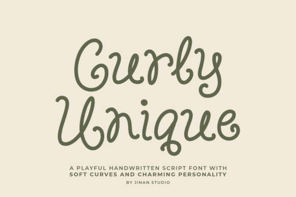 Curly Unique: A Script Font for Memorable Branding