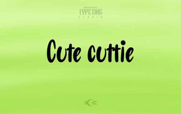Cute Cuttie: A Font That Brings Warmth to Your Brand