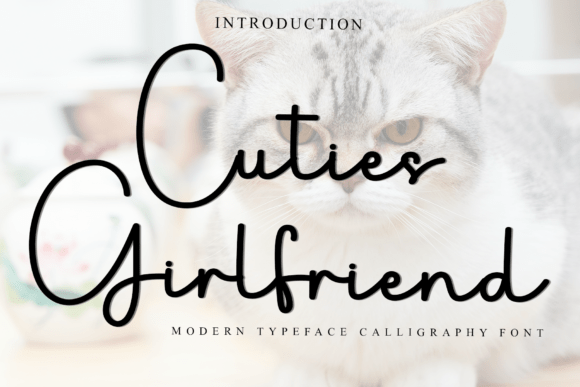 Cuties Girlfriend: A Script Font for Web Design and Branding