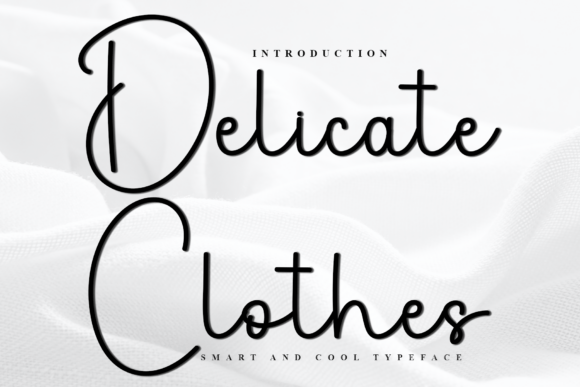 Delicate Clothes: A Font That Adds Magic to Editorial Design