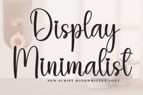 Display Minimalist: A Timeless Script Font for Editorial Design