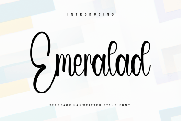 Emeralad: A Font That Breathes Life Into Handmade Creations