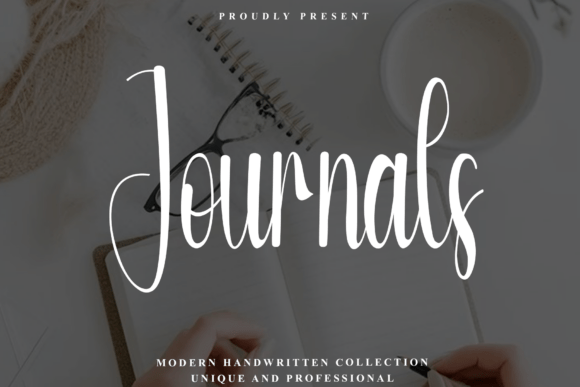 Journals: A Script Font That Elevates Brand Identity