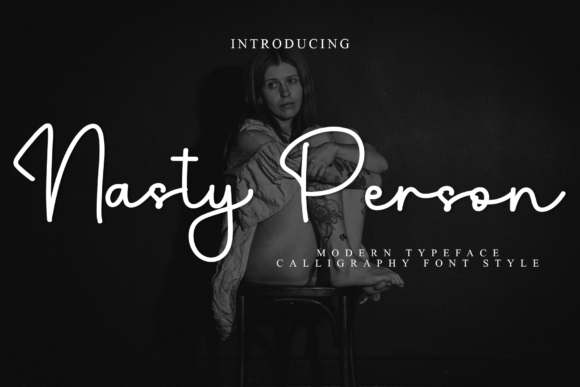 Nasty Person: A Festive Font for Digital Design
