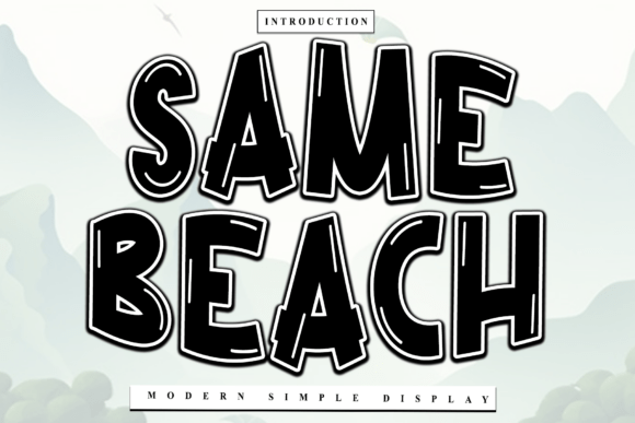 Same Beach: A Font That Elevates Your Brand