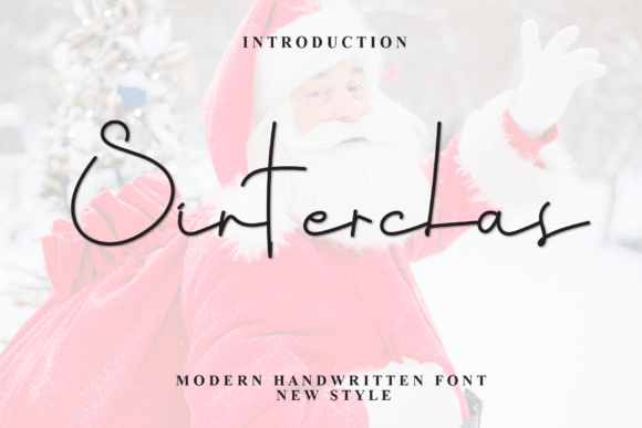 Sinterclas: A Modern Handwritten Font for Digital Design