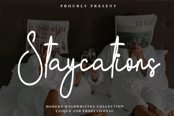 Staycations: A Font That Breathes Leisure Into Branding
