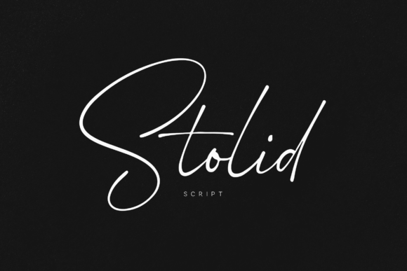 Stolid Script: A Font That Speaks with Confidence