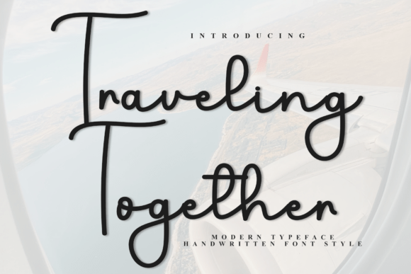 Traveling Together: A Festive Script Font for Crafters and Designers