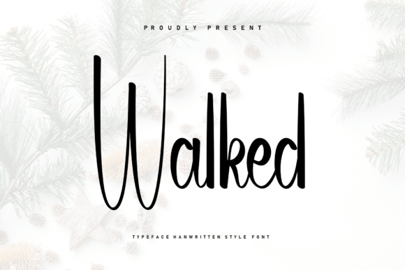 Walked: The Handwritten Font That Elevates Your Brand