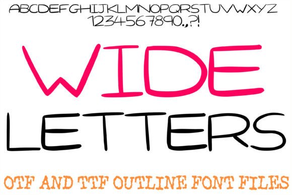 Wide Letters: A Versatile Display Font for Editorial Design