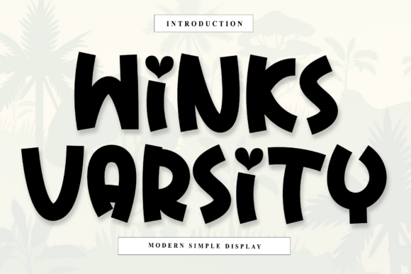 Winks Varsity: A Font That Elevates Your Brand