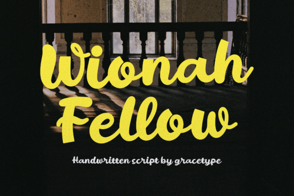 Wionah Fellow: A Handwritten Script for Web Design
